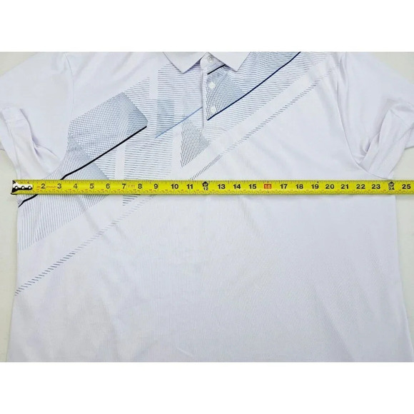 Ben Hogan Performance XL Men's White Short Sleeve Embroidered Sleeve Logo Polo - Picture 3 of 11